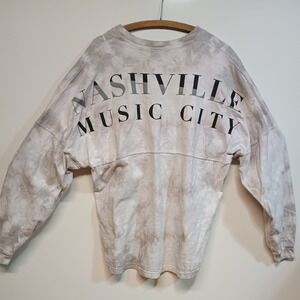 Spirit‎ Jersey Men's XLARGE Nashville Music City Shirt Oversize Long Sleeve Y2K